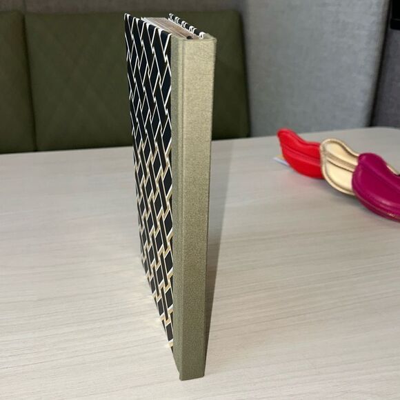 DVF x Target Black White Gold Camo Green Geo Print Unlined Bound Journal - Picture 10 of 11